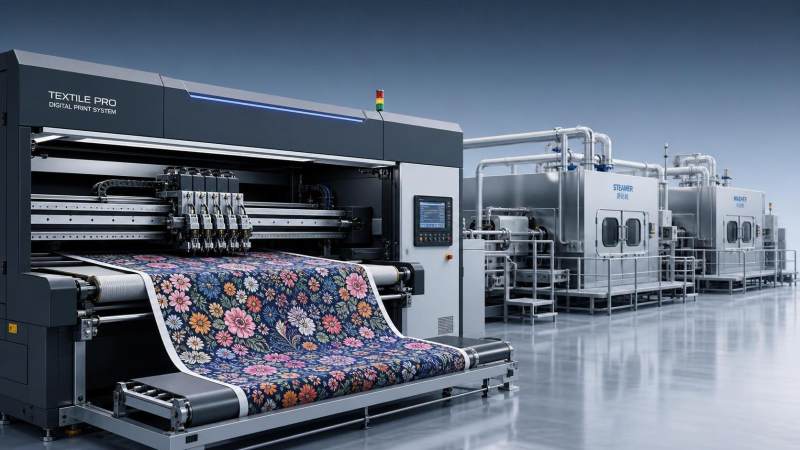 How to Evaluate Industrial Textile Printers for Reactive Ink on Cotton Fabrics