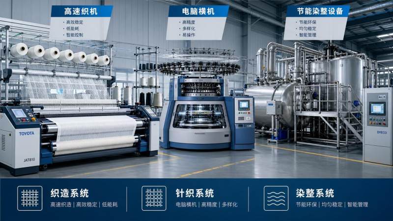 Textile Machinery Guide: How to Compare Looms, Knitting and Dyeing Systems