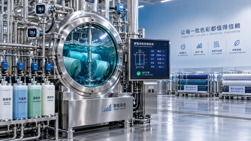 How Smart Dyeing Control Systems Improve Shade Consistency Across Production Batches