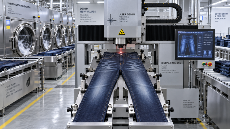 Is Denim Laser Engraving Faster Than Traditional Washing?