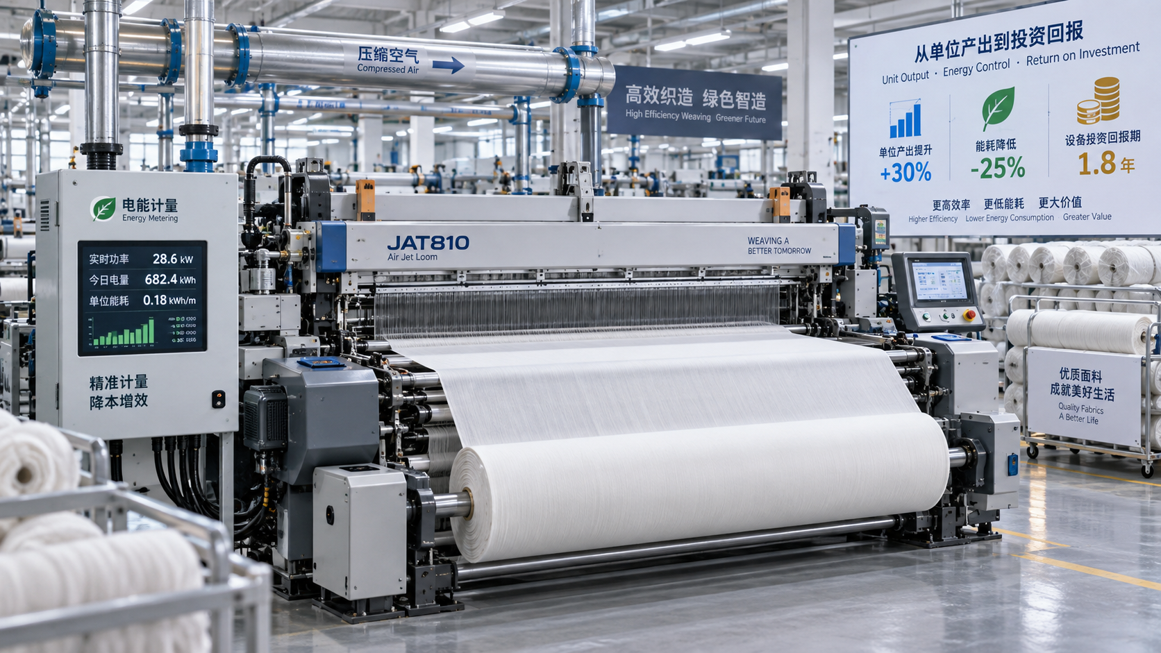 How Do I Calculate Textile Machinery ROI Using Different Energy Data?