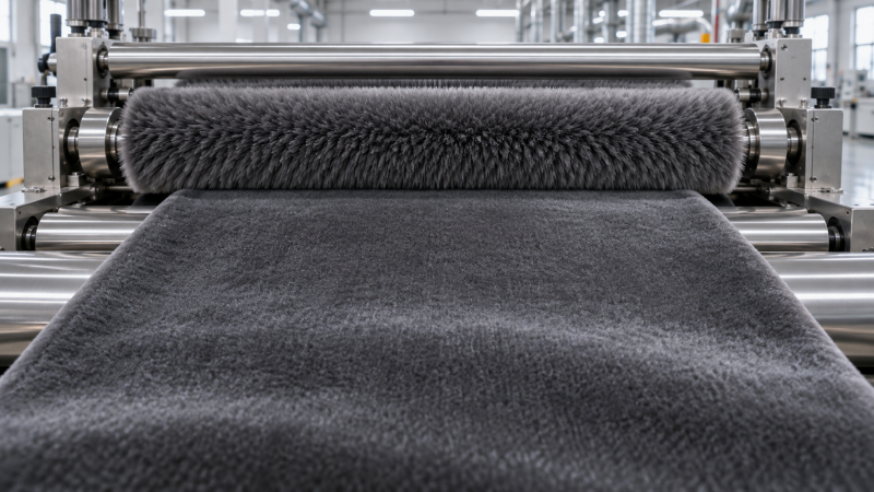 How fabric brushing changes surface feel without damaging the pile