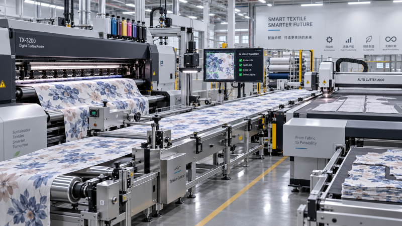 Comparing prices for textile machinery by throughput and automation