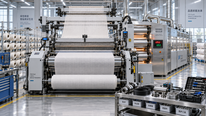 What is driving growth in the fabric production equipment MRO services market?