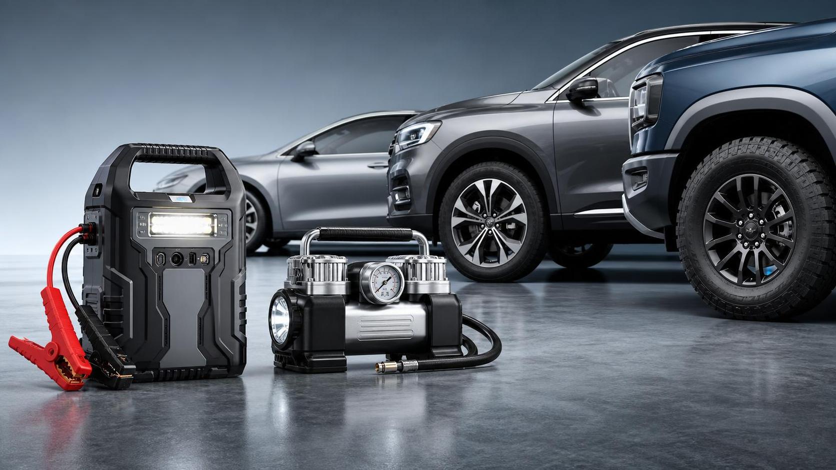 How to Match a Multifunction Jump Starter to SUV, Pickup, and Passenger Car Needs