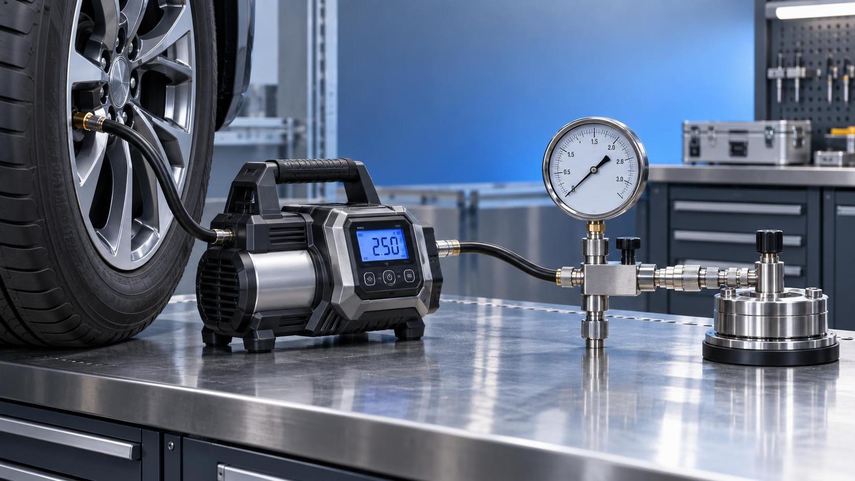 Digital Gauge Accuracy Standards for Portable Car Tire Air Pumps