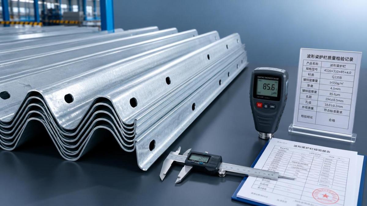 Highway Guardrail Quality Inspection Checklist Lista de verificação da inspeção da qualidade das barreiras de proteção rodoviárias