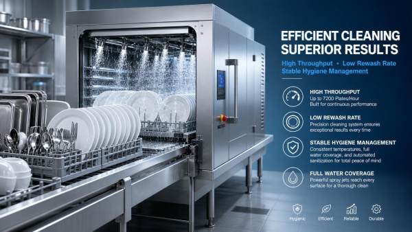 How commercial kitchen washers cut labor without misses