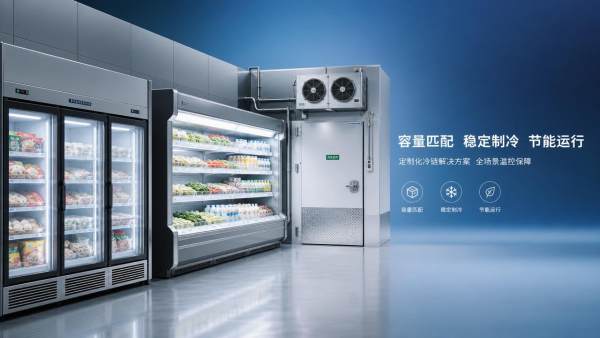How should retail cold chain equipment be sized?