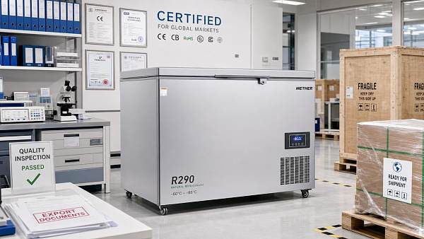 R290 ULT Freezer Export Certification Path Opens