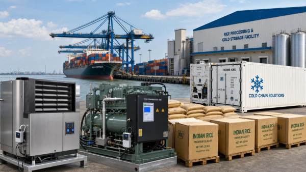 India Rice Tax Lifts Cold Chain Export Costs 12%