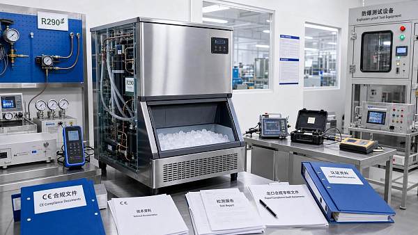 TÜV Rheinland Tightens CE Path for R290 Ice Makers