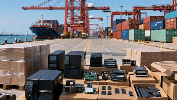 Shanghai Port Improves, Barcode Printer Exports Lag
