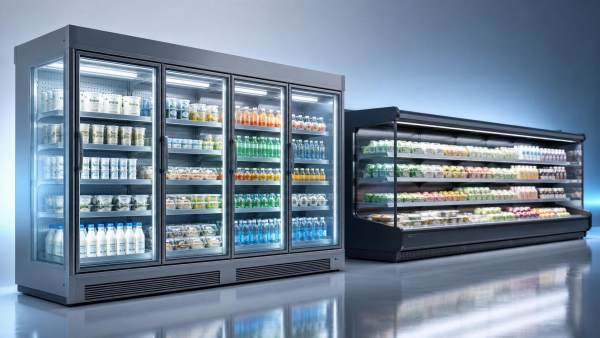 Multideck Display Chillers With Doors vs Open Cases: Which Saves More Energy?