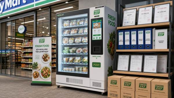 Vietnam Opens Fast-Track Approval for Fresh Food Vending Machines