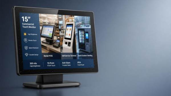 15-Inch Commercial Capacitive Touchscreens: Key Specs to Compare Before You Buy
