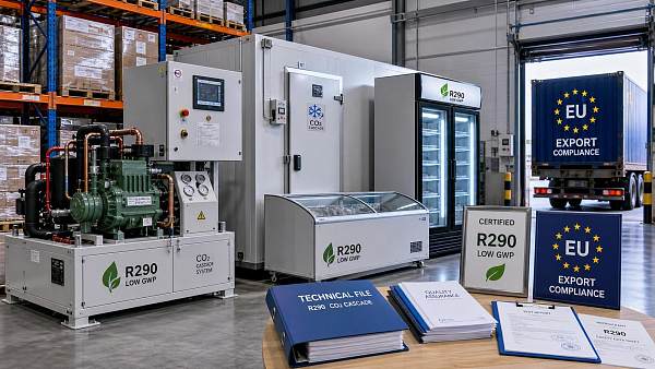 EU F-Gas Rule Takes Effect: R290 Certification Becomes a Prerequisite for CO2 Cascade Cold Room Exports