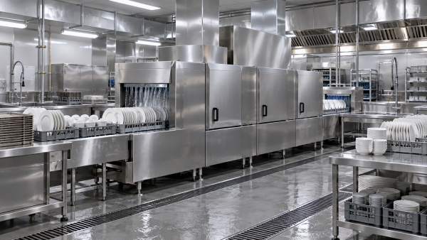 Is a Flight-Type Dishwasher Necessary for a High-Volume Kitchen?
