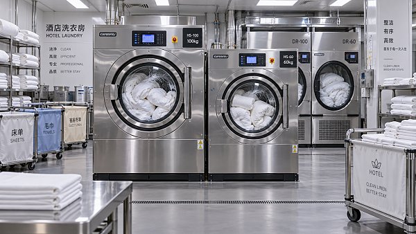 What Laundry Machine Capacity Is Right for Hotel Linens?