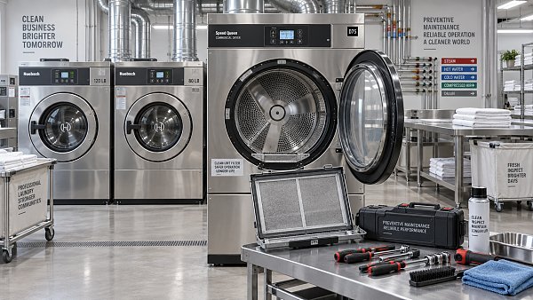 How Often Should Commercial Laundry Equipment Be Serviced?