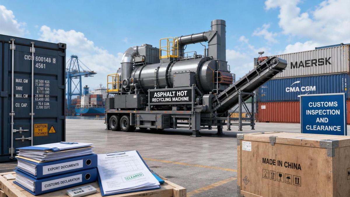 China Tightens Export Checks on Asphalt Recycling Equipment China Tightens Export Checks on Asphalt Recycling Equipment