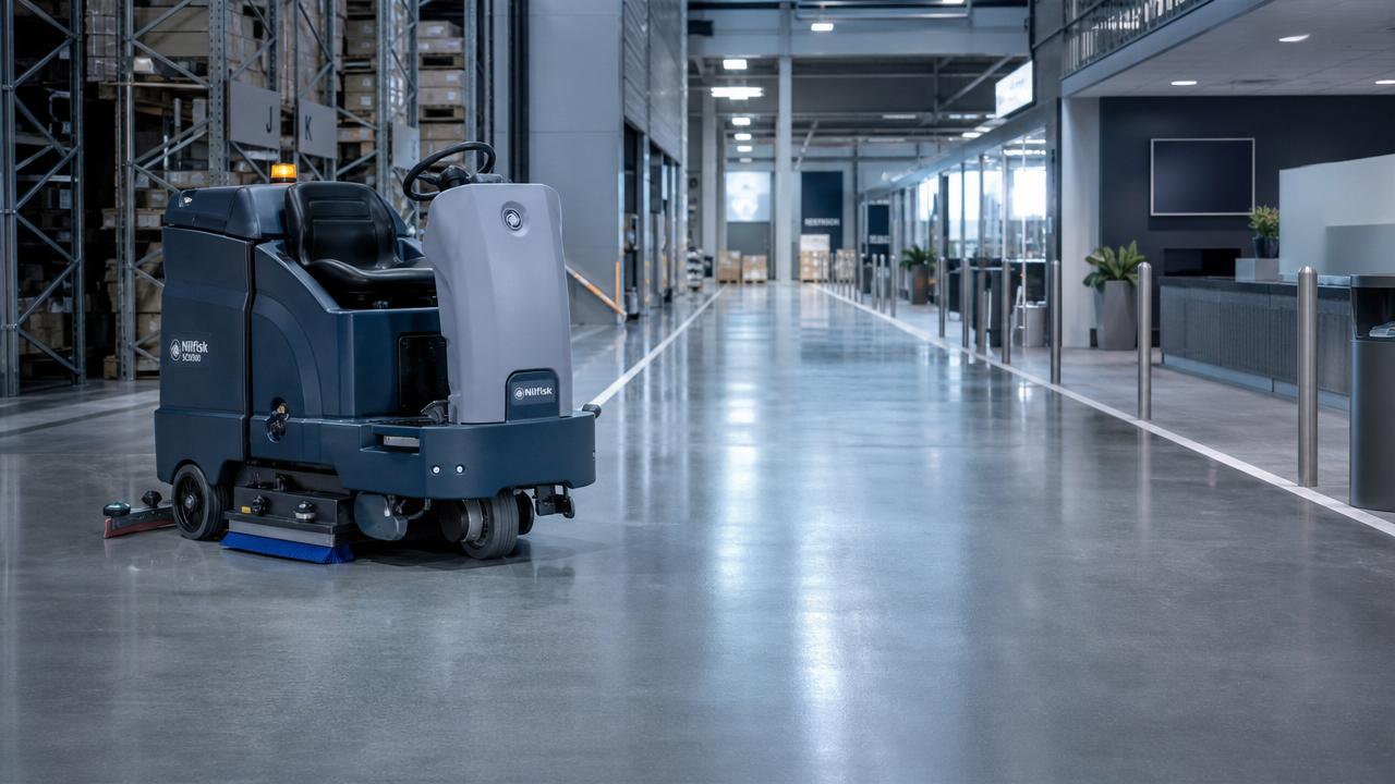 How industrial floor scrubbers cut downtime in busy sites