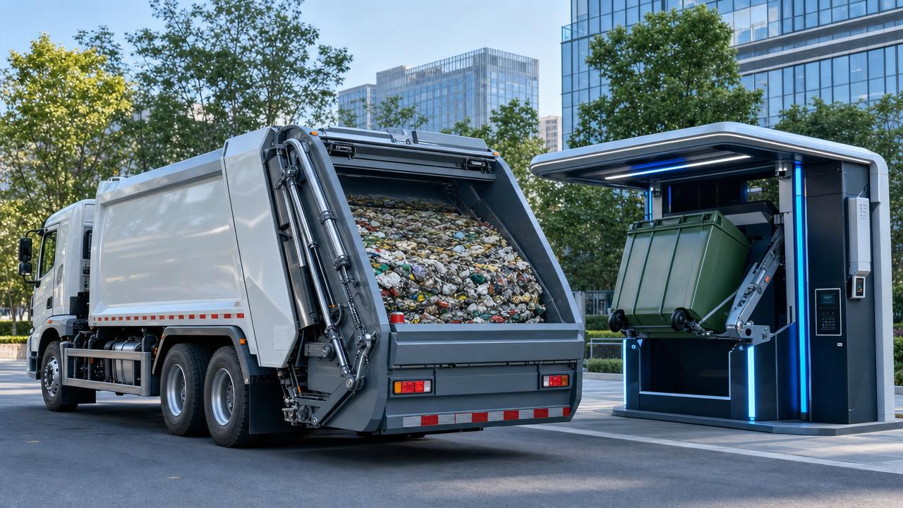 How hydraulic compaction systems cut waste hauling costs