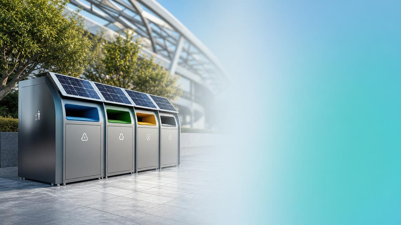 How solar-powered trash compactors cut overflow costs