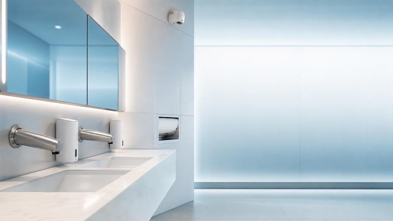 What makes smart restroom facilities feel cleaner?