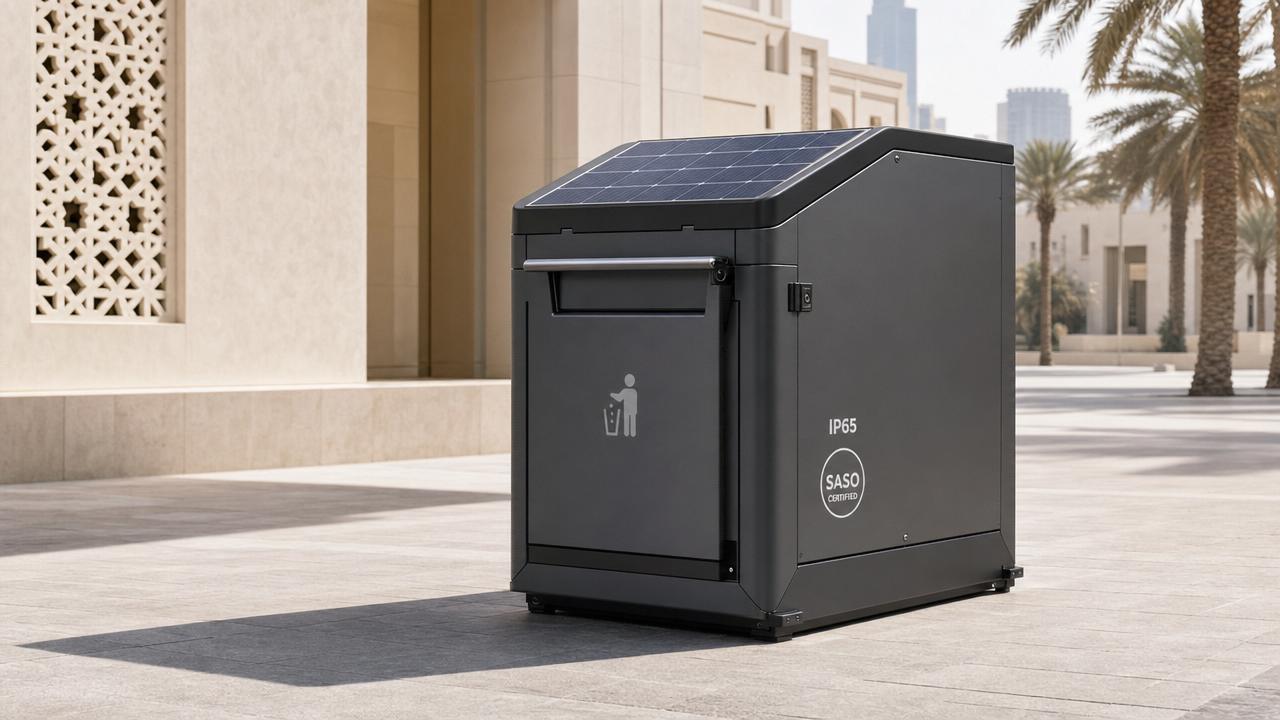 SASO IEC 63237:2026 Enforced for Solar Compacting Bins in Saudi Arabia from June 2026