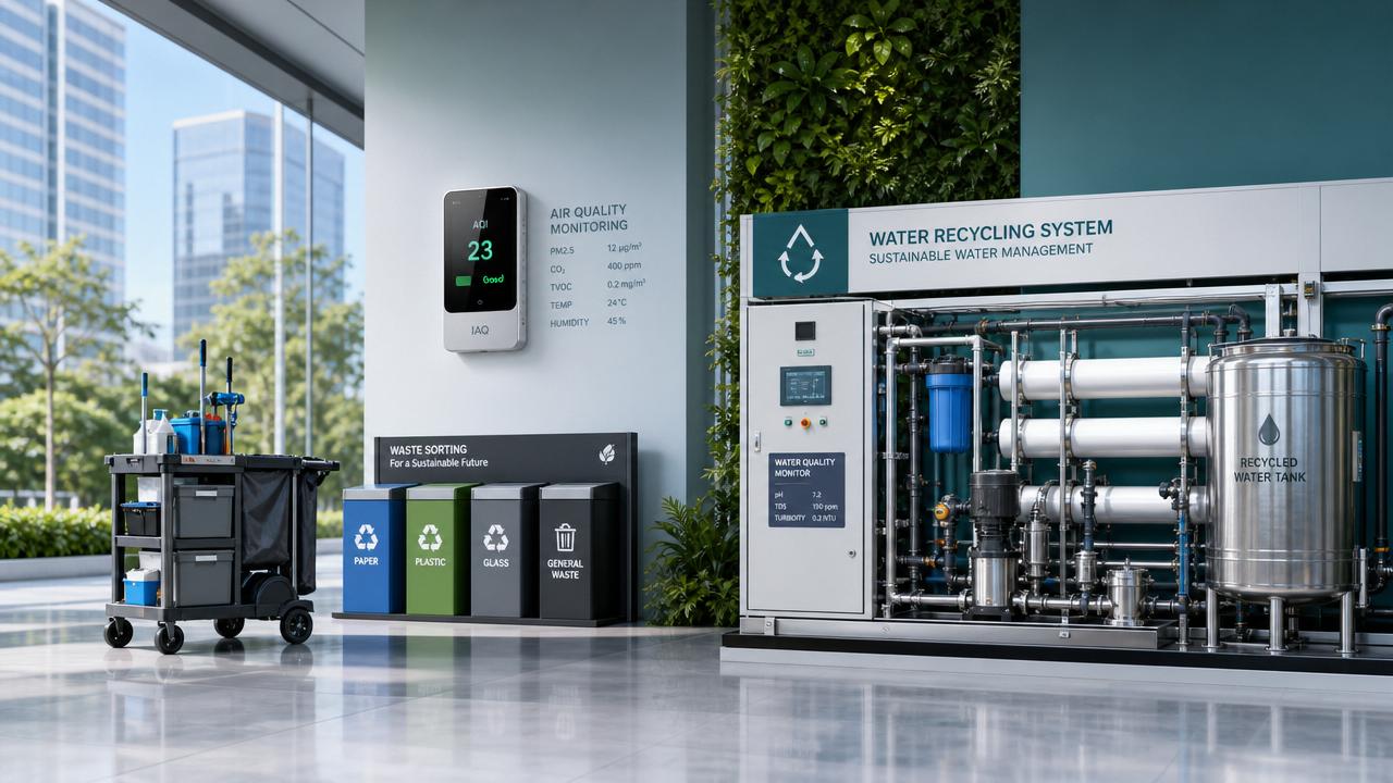 ESG Property Management Metrics for Waste, Water, Air Quality, and Cleaning