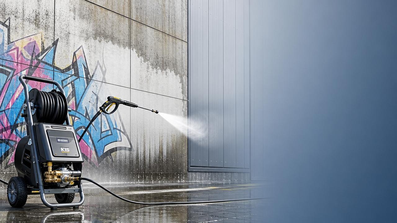 Pressure Washers for Graffiti Removal: How to Choose PSI, GPM, and Water Temperature