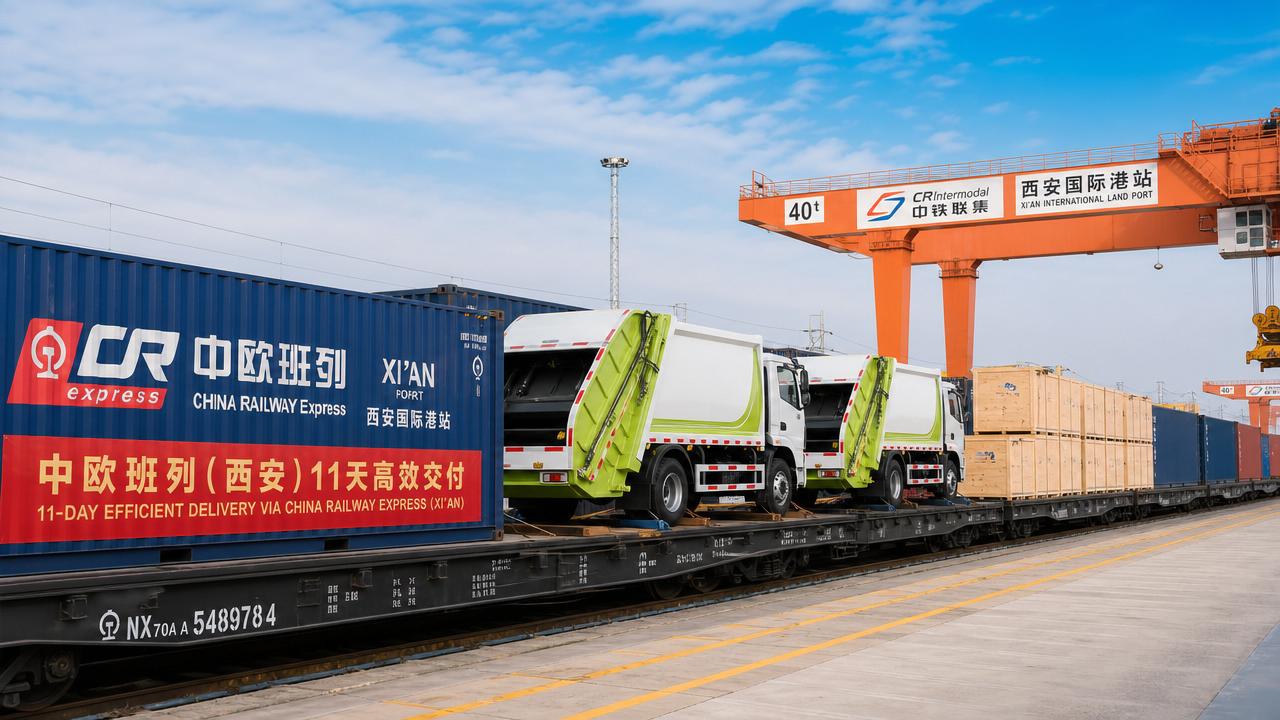 Xi’an Rail Link Cuts Duisburg Delivery to 11 Days
