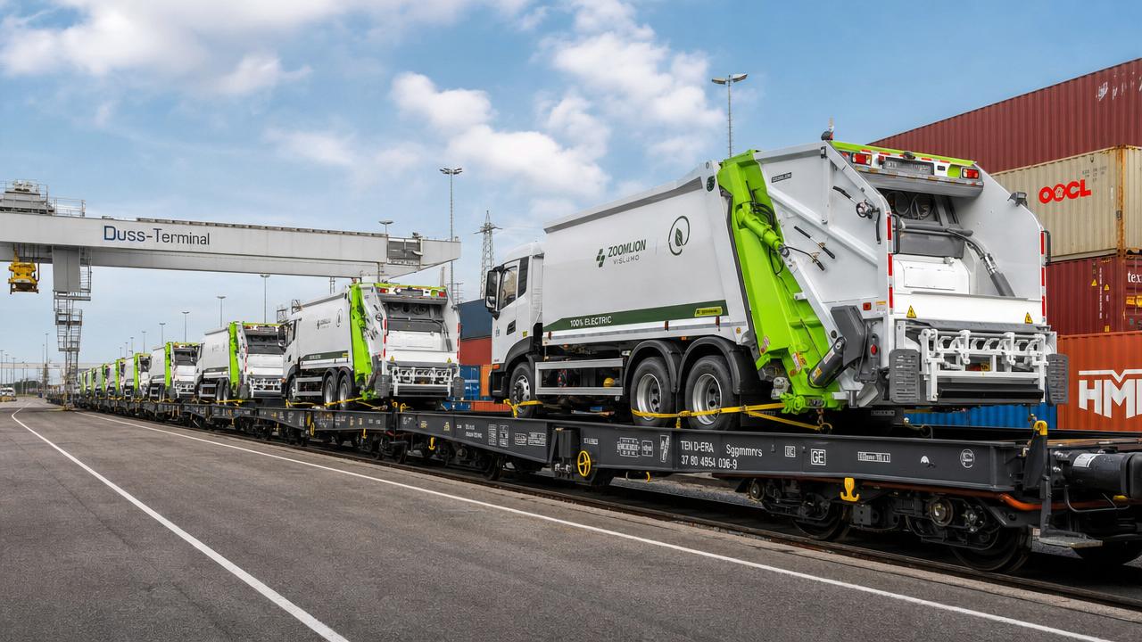 Xi’an–Duisburg Train Cuts Garbage Truck Transit to 11 Days