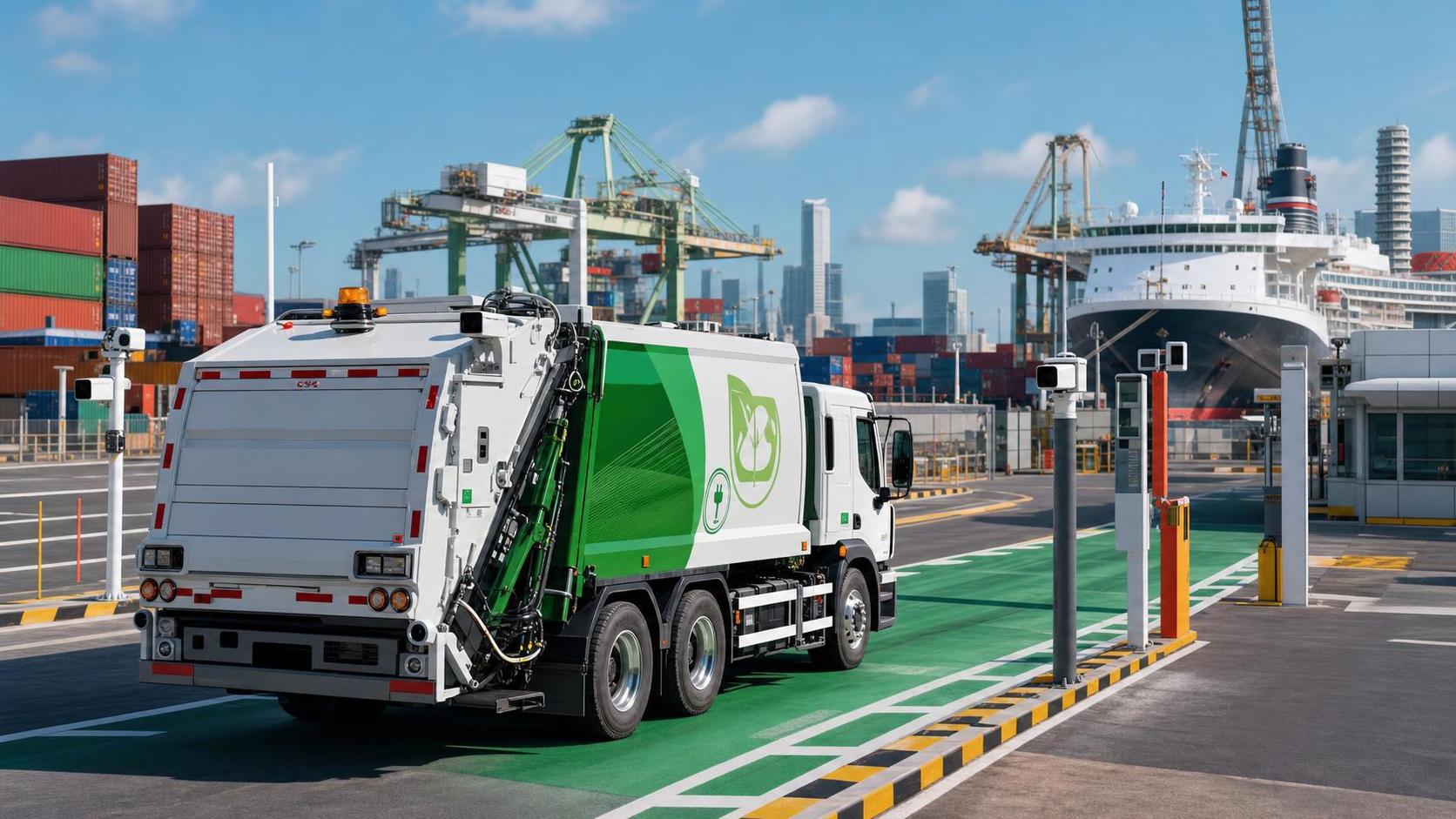 PSA Singapore Opens Priority Lane for Rear Loader Garbage Trucks