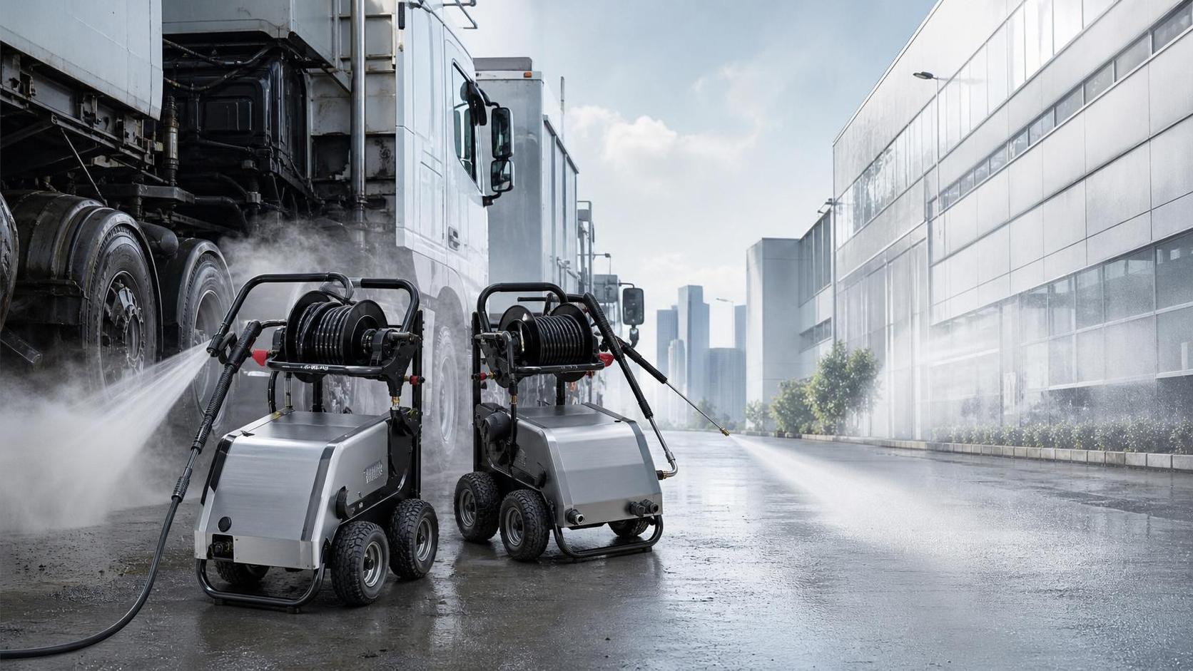 Hot vs Cold Pressure Washers: Which Option Fits Grease, Fleet, and Facility Cleaning?