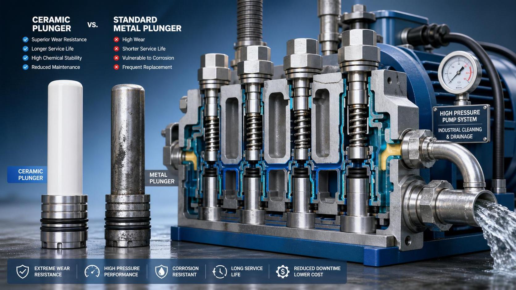 Wear-Resistant Plungers vs Standard Plungers: Which Lasts Longer in Heavy-Duty Use?