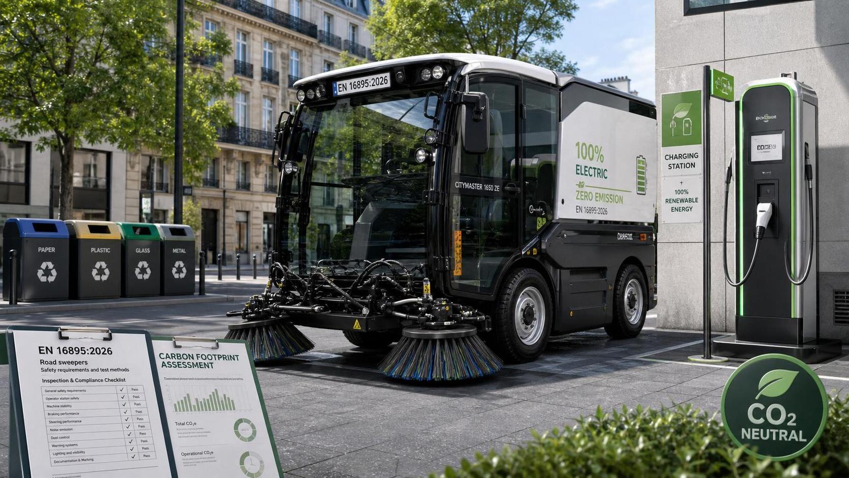 EU Sets 2027 Carbon Footprint Rule for EV Street Sweepers