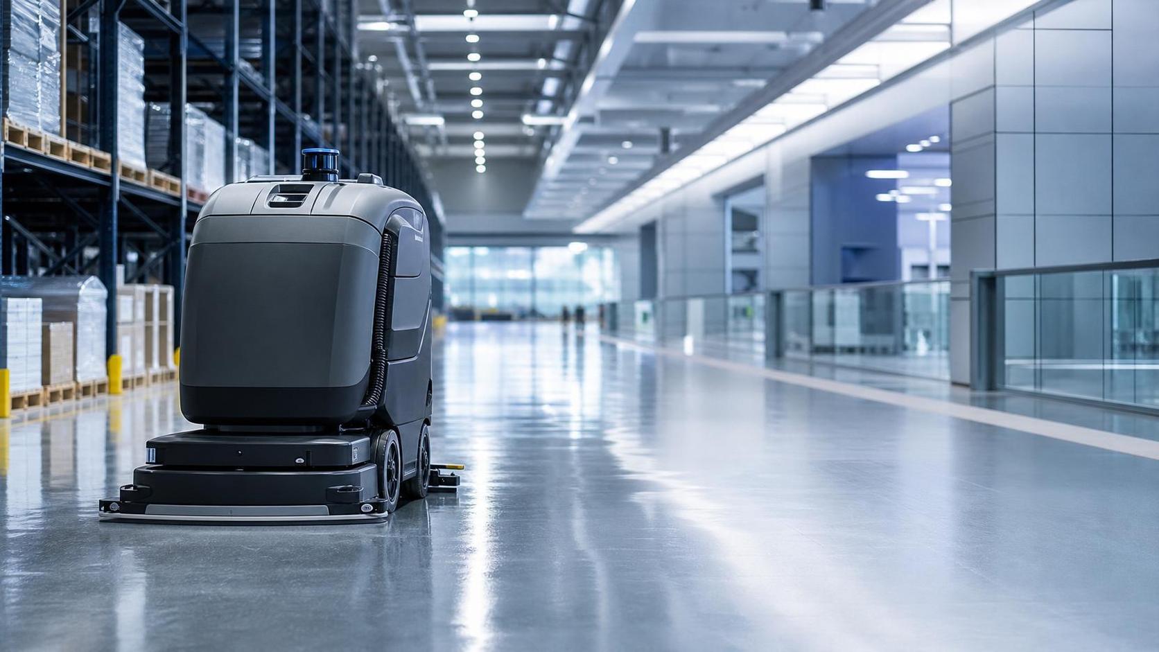 Where Autonomous Scrubbing Machines Fit Best in Warehouses, Airports, and Large Facilities