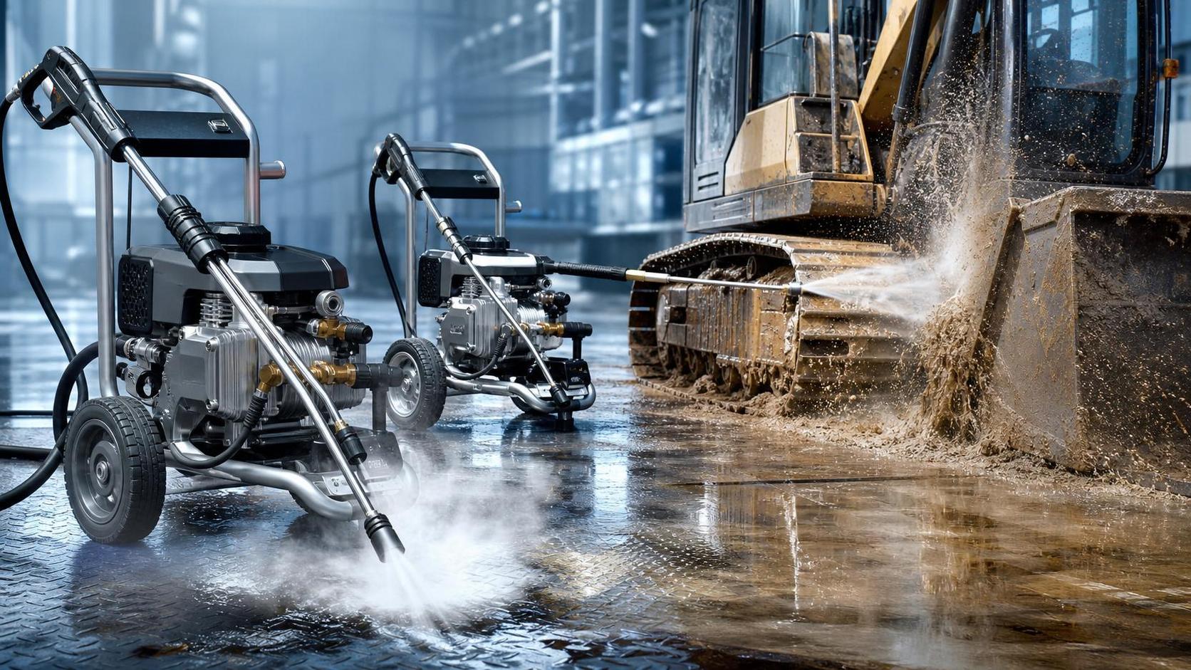 Hot vs Cold Pressure Washers: Which One Fits Grease, Mud, and Facility Cleaning?