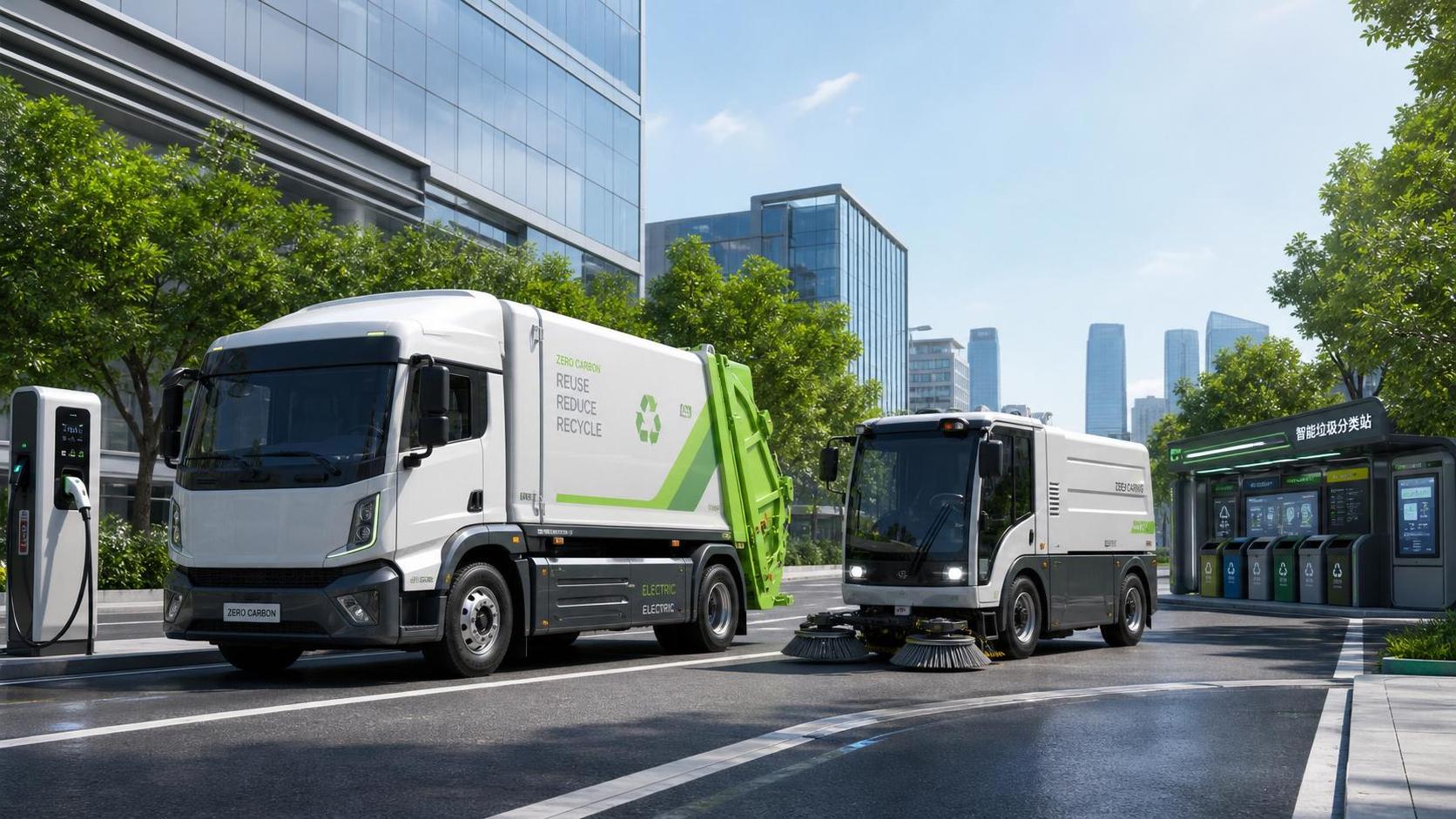 What Defines Zero-Carbon Sanitation Vehicles in Municipal ESG Planning?