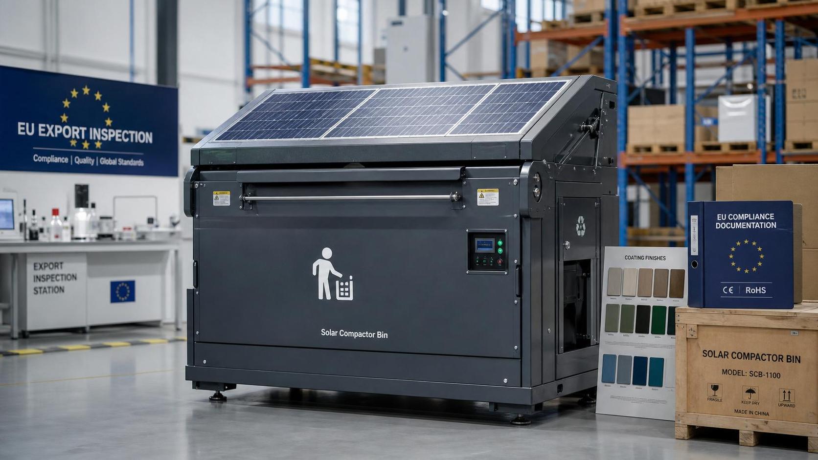 EU REACH SVHC Update Tightens Coating Rules for Solar Compacting Bins