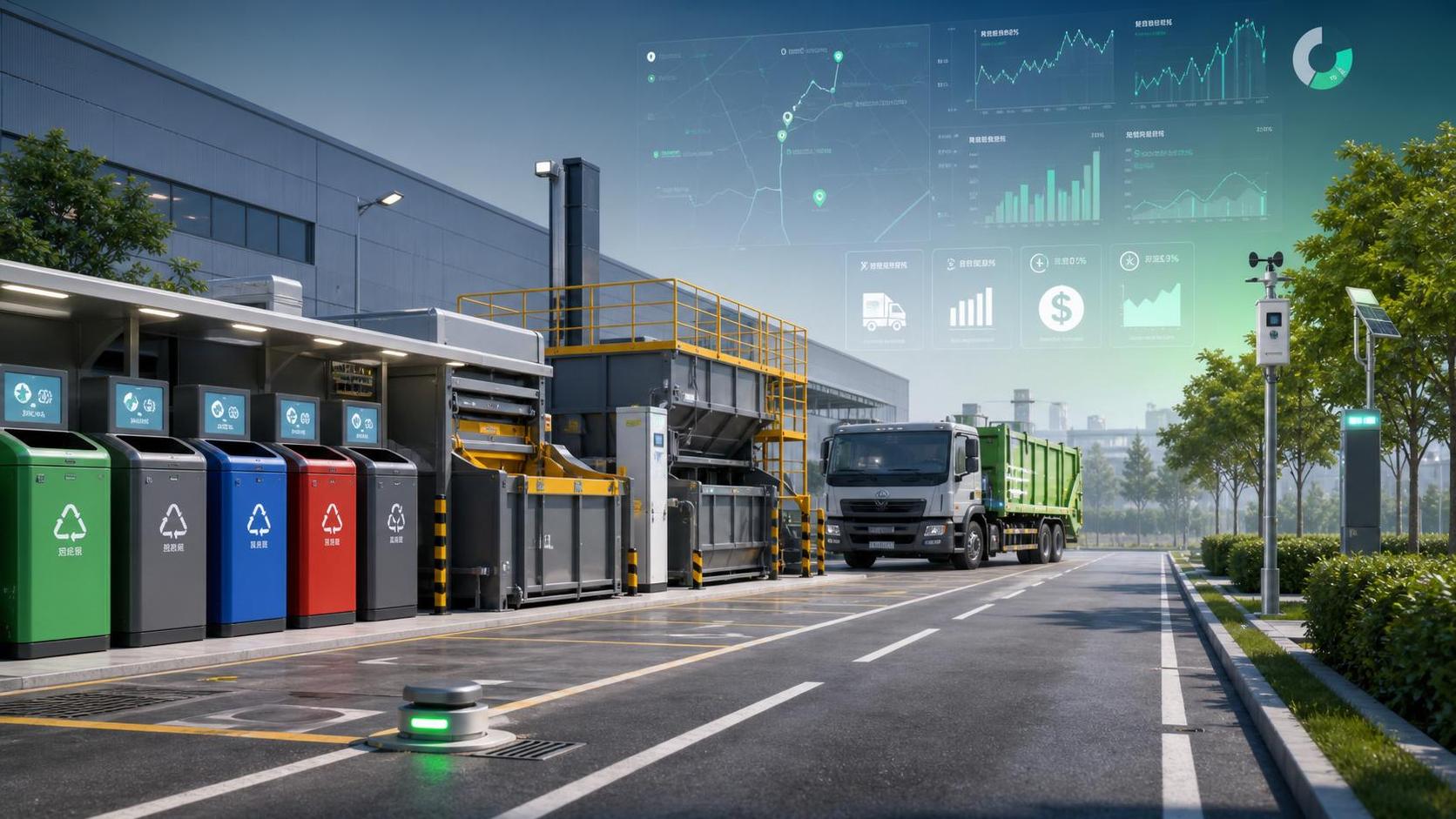 Smart Waste Management Systems for Industrial Parks: Cost Drivers and ROI Checklist
