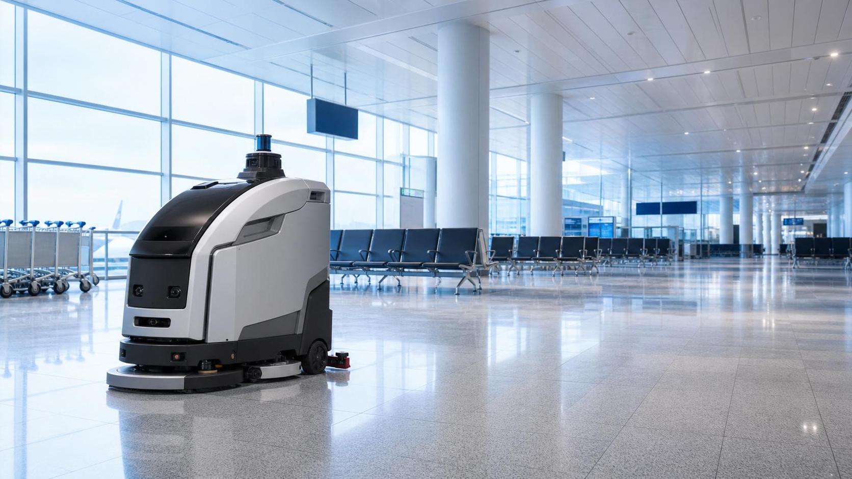 How to Choose Autonomous Scrubbing Machines for Airports by Terminal Size and Traffic