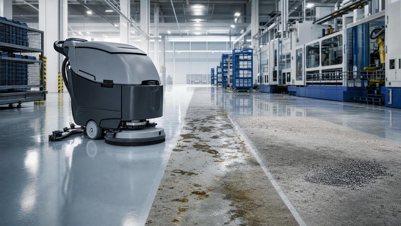 How to Choose Industrial Floor Scrubbers for Manufacturing Plants by Soil Type and Floor Area