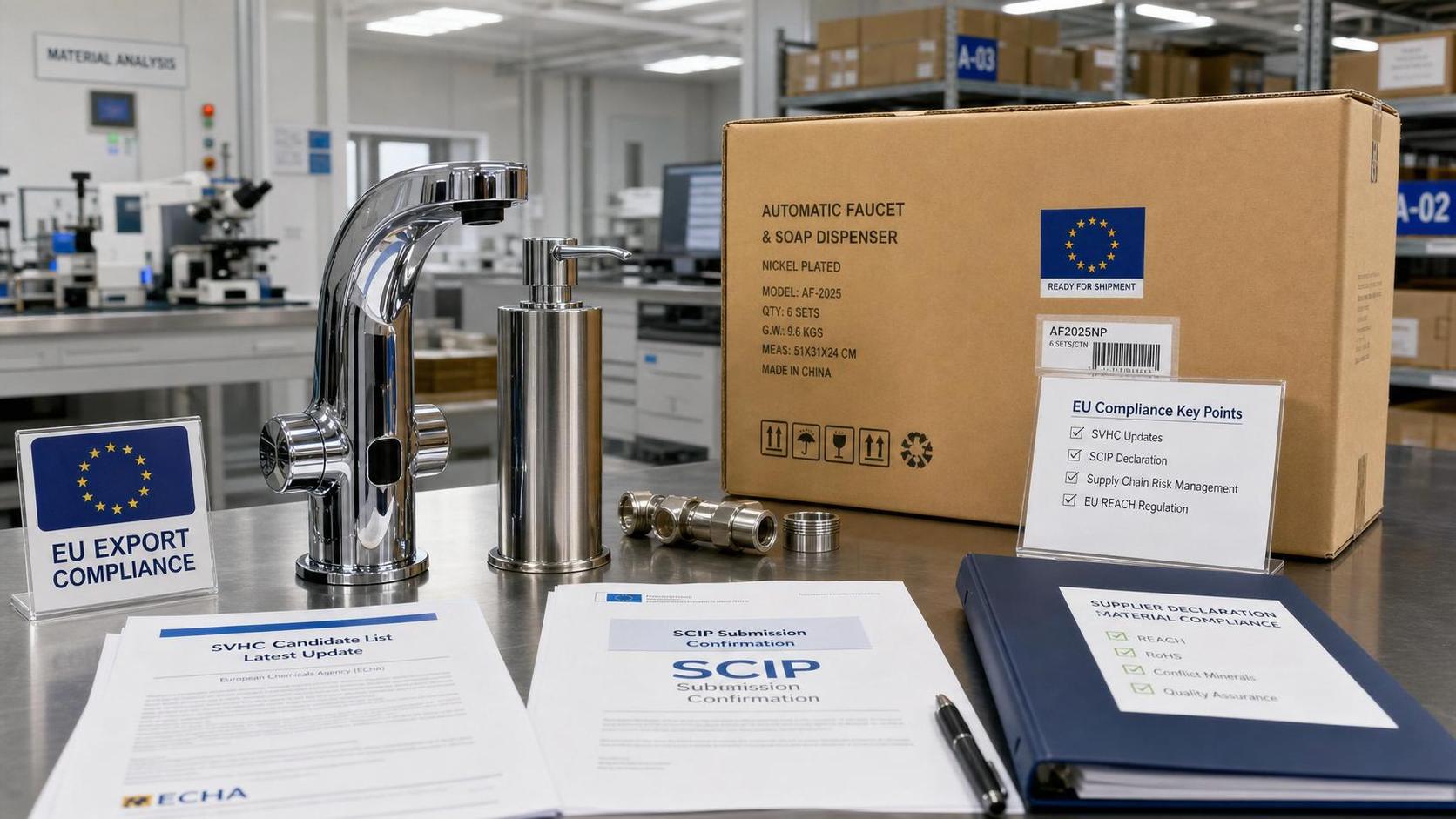 EU REACH SVHC Update Targets Nickel-Plated Sensor Fixtures