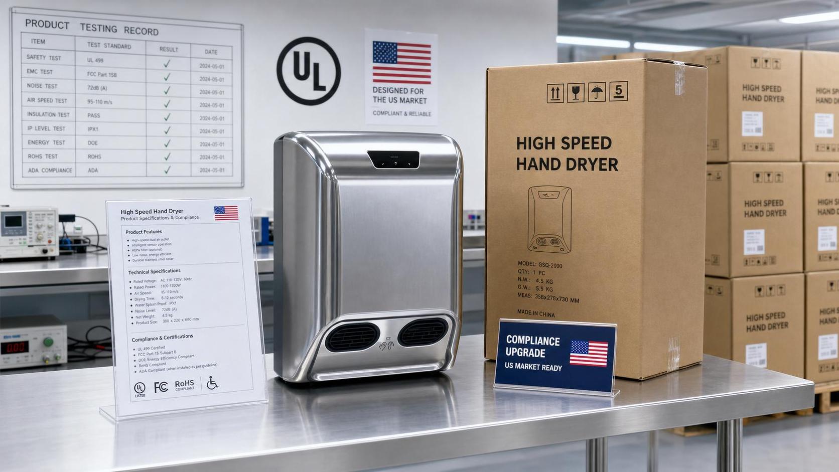 CPSC Alert Reshapes U.S. Hand Dryer Compliance
