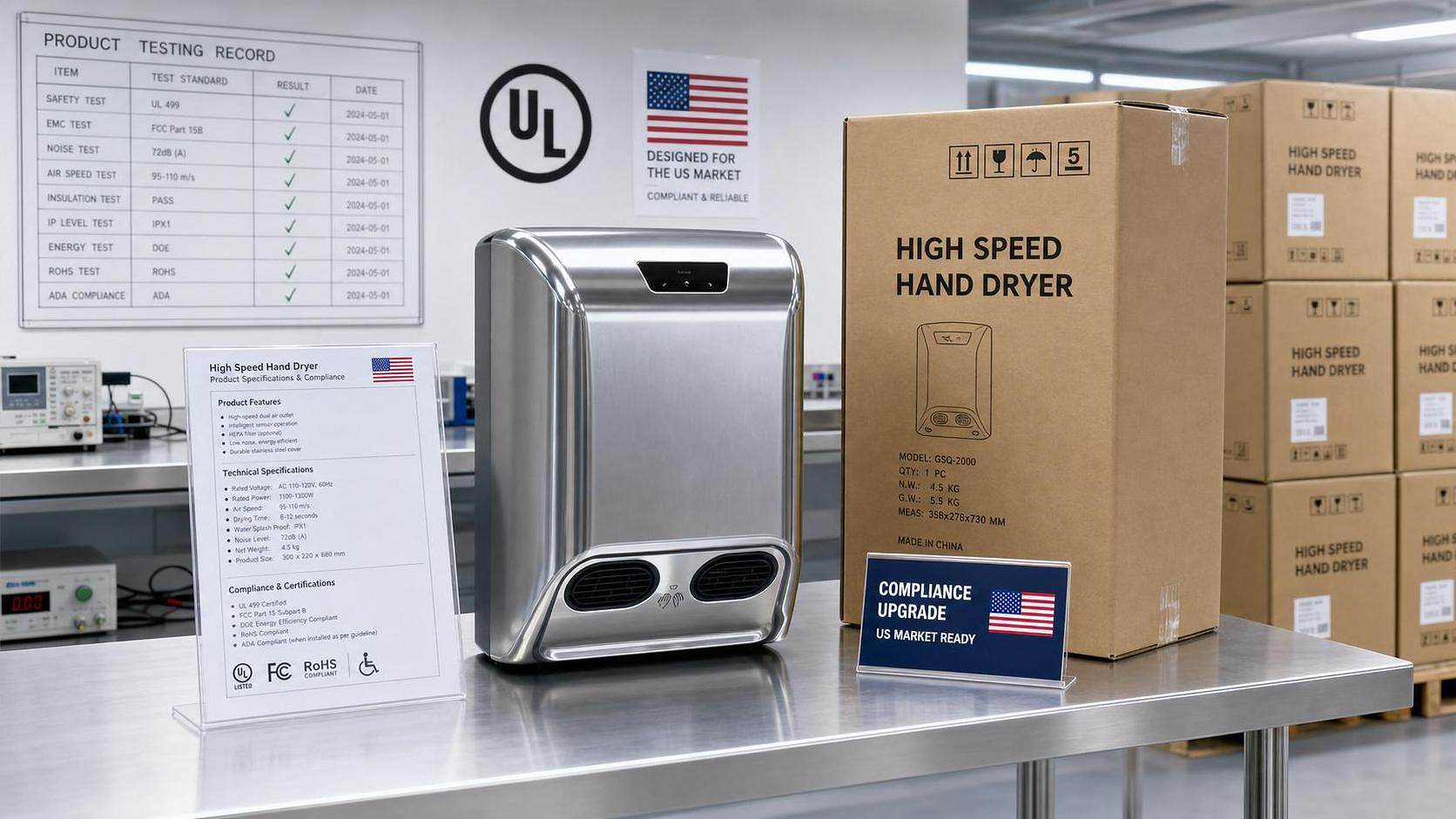 CPSC Alert Reshapes U.S. Hand Dryer Compliance