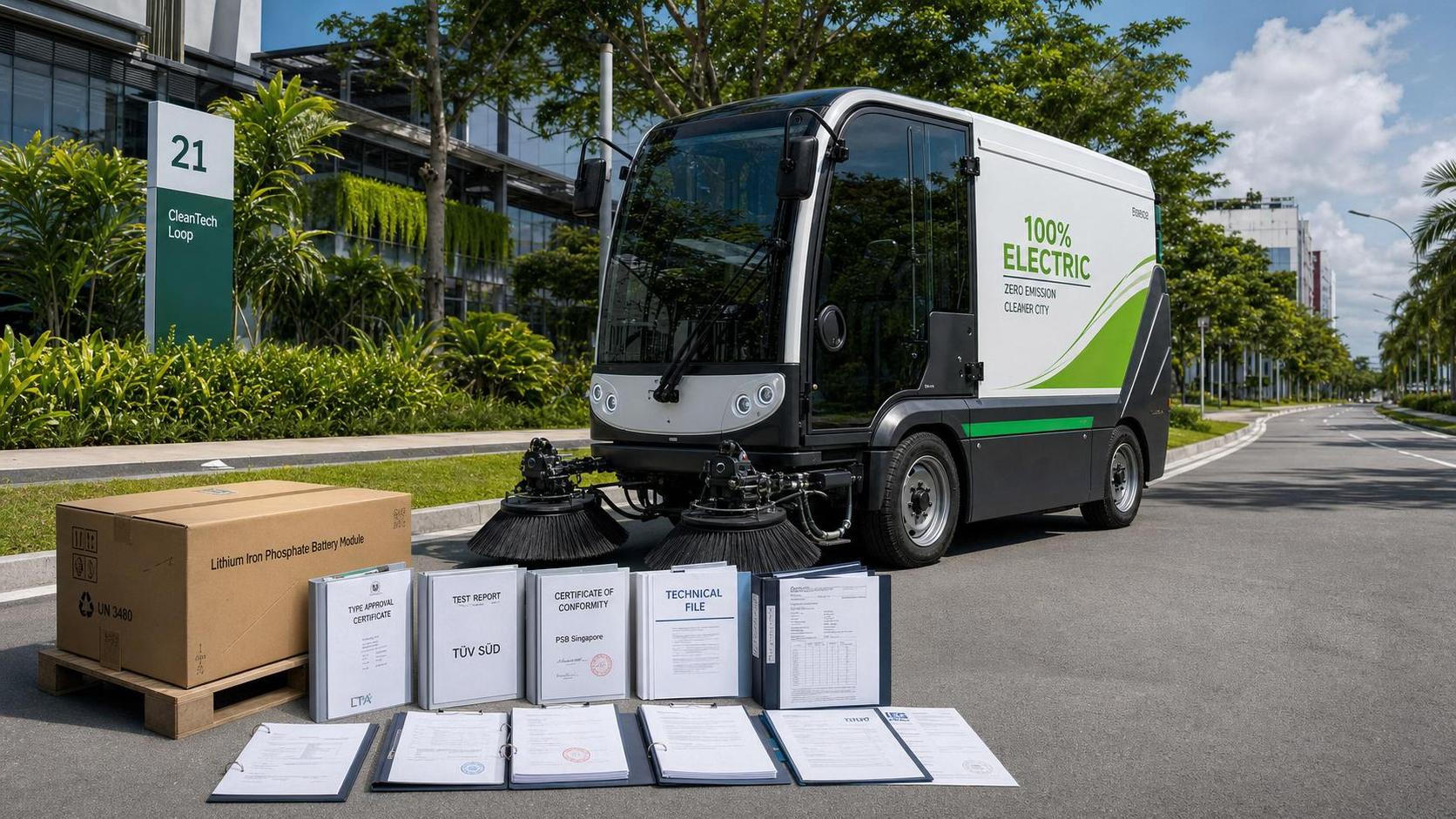 Singapore Tightens LCA Threshold for EV Sweepers