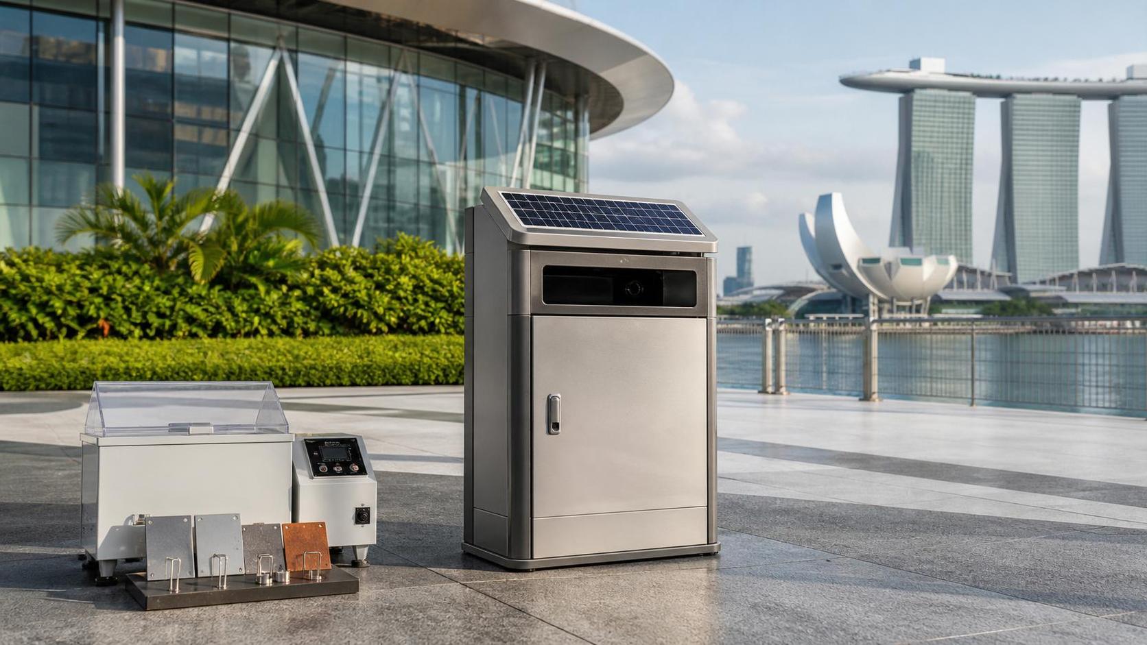 Singapore NEA Adds Salt Spray Rule for Solar Compacting Bins